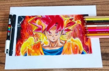 Mayara Rodrigues Drawings - Goku Super Saiyajin 3 - DRAGON BALL Z